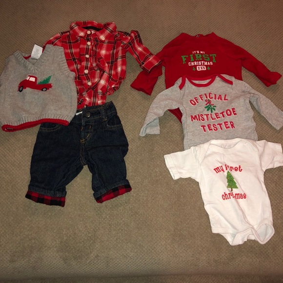 3 month christmas outfit